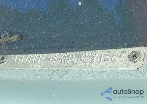 1987 Dodge D-Series D150 from USA, damaged, VIN 1B7HD14TXHS389456